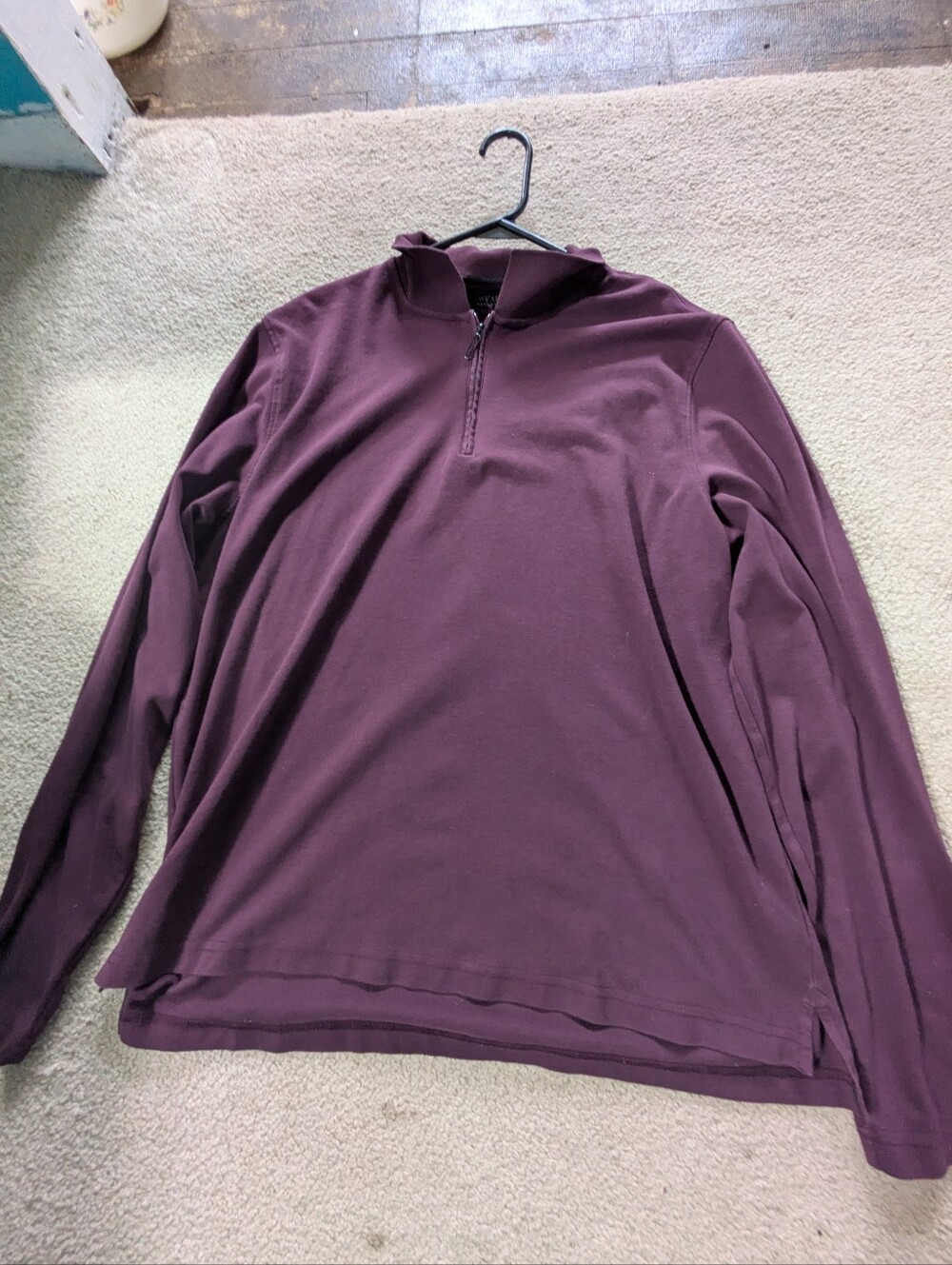 Kenneth Cole Quarter-Zip Pullover – Rich‎ Plum
